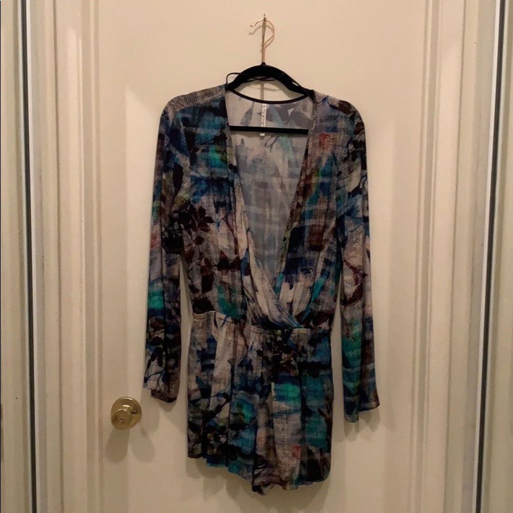 Willow & Clay Viscose Jumpsuit Print Large